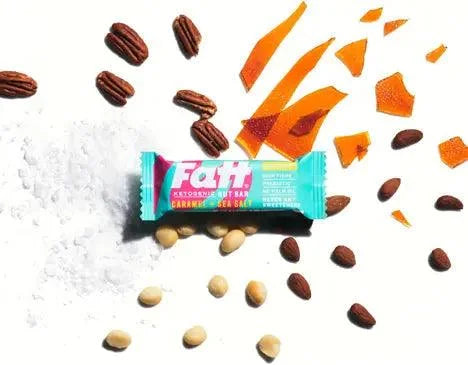 Keto Bar Caramel Sea Salt Live Fatt 30g x20 live fatt Snacks 01900020