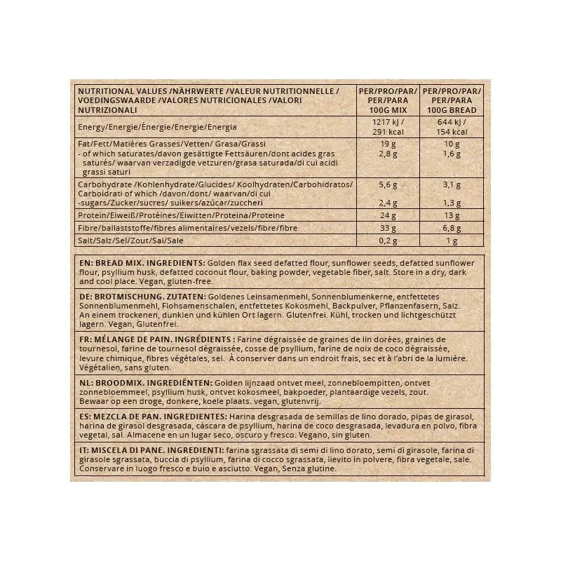 Mezcla para Pan Keto Integral Go-Keto 270g – product overview