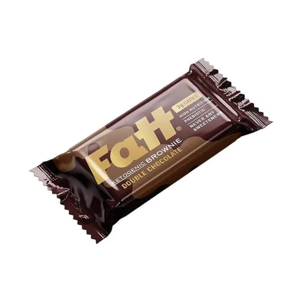 Keto Brownie Double Chocolate Live Fatt 40g x18 live fatt Snacks 01900025