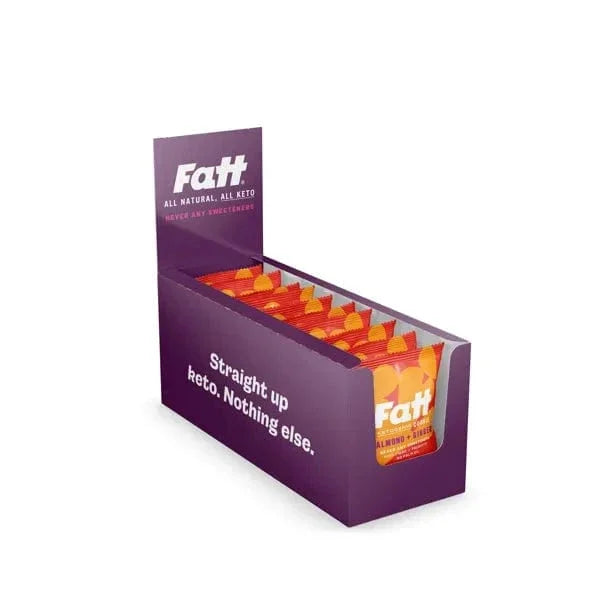 Keto Cookie Almond Ginger Live Fatt 30g x12 live fatt Snacks 01900024
