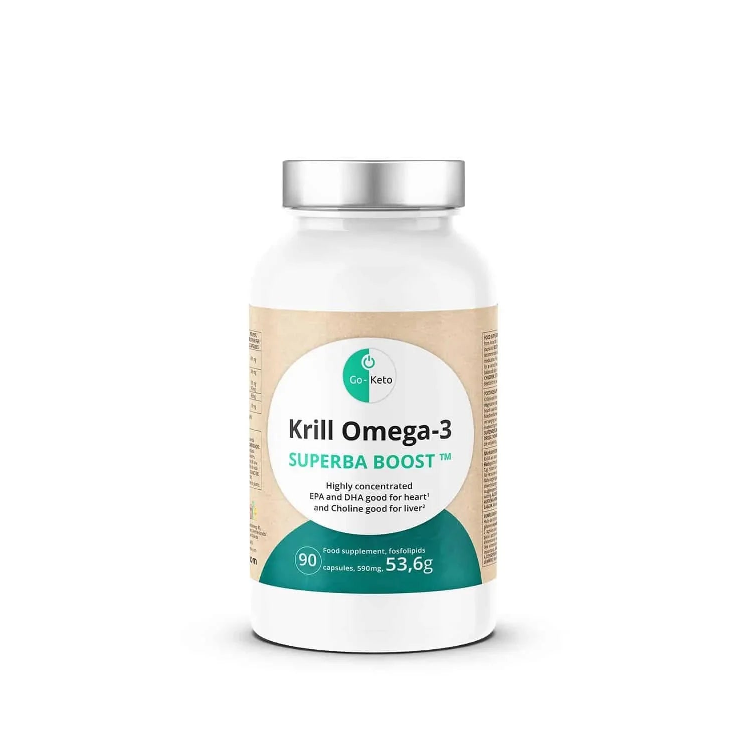 Krill Omega-3 Oil Go-Keto 45 days Go-Keto  P-KRI-90NL