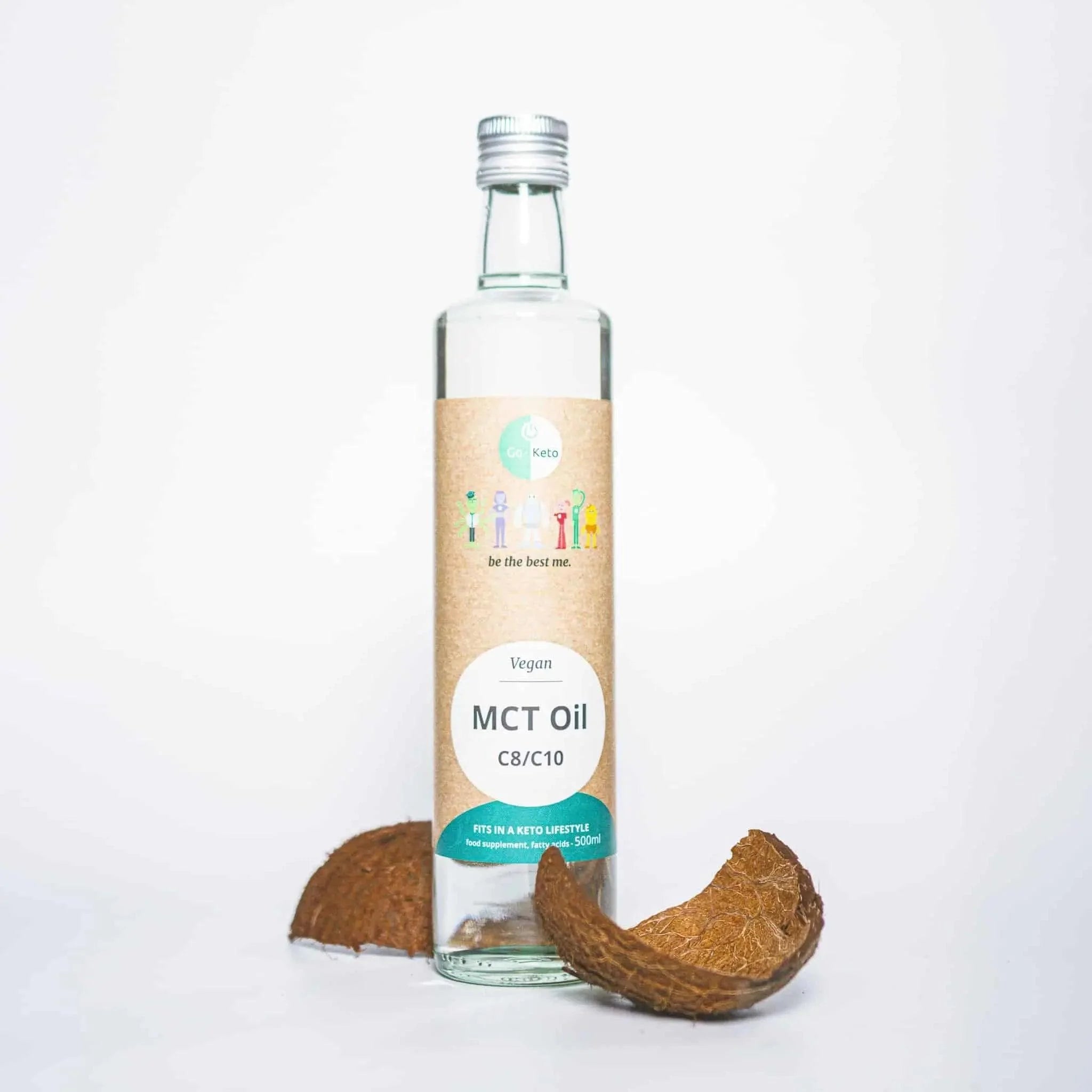 Aceite MCT Coco C8/C10 Go-Keto 500ml – product overview