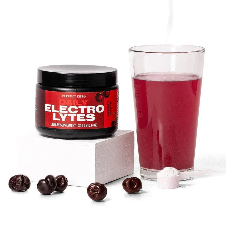 perfect keto Daily Electrolyte Powder Black Cherry Perfect Keto 301g P-PKEL-BC01 Vital20