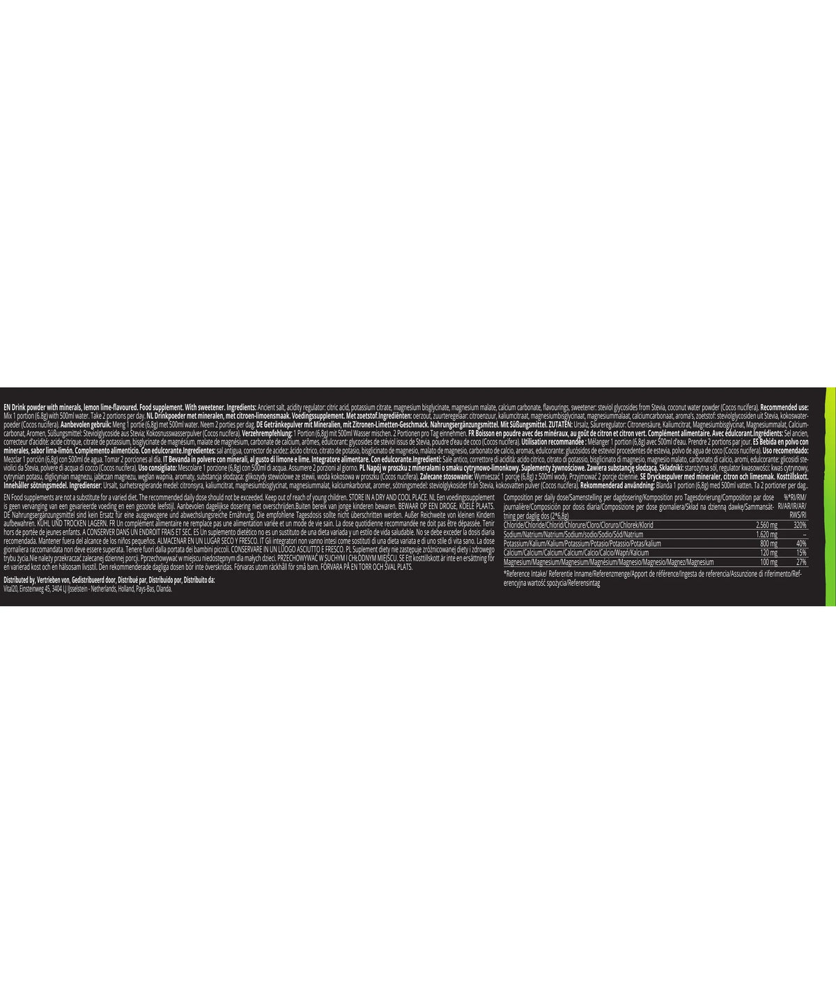 Re-Lyte Electrolyte Hydration Drink Mix Lemon Lime – x30 sticks Re-Lyte P-03400048