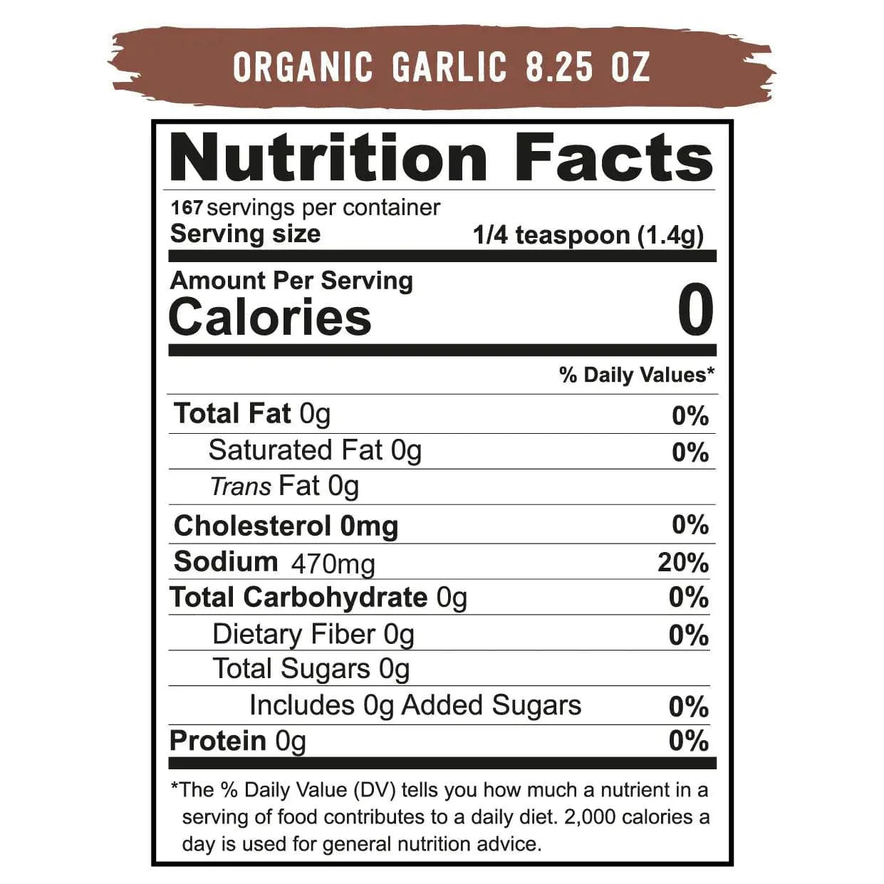 Real Salt Organic Seasonings Garlic Salt Shaker 234g 03400009 Vital20