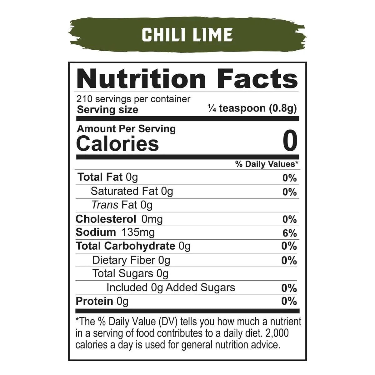 Real Salt Seasonings Chili Lime Shaker 160g 03400024 Vital20
