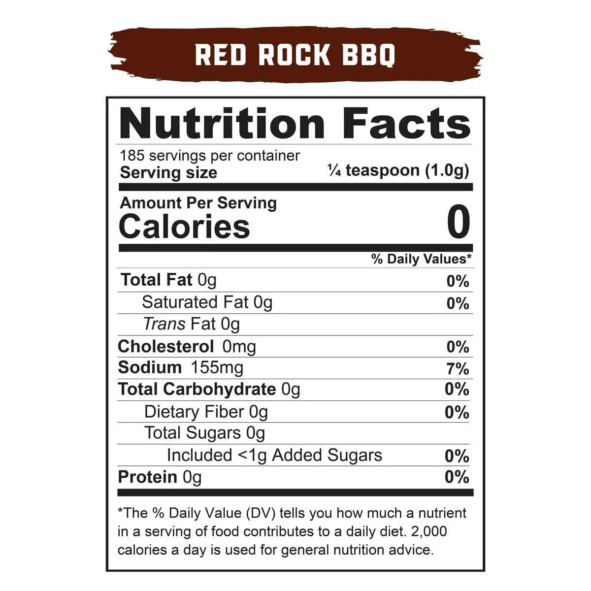 Real Salt Seasonings Red Rock BBQ Shaker 191g 03400026 Vital20