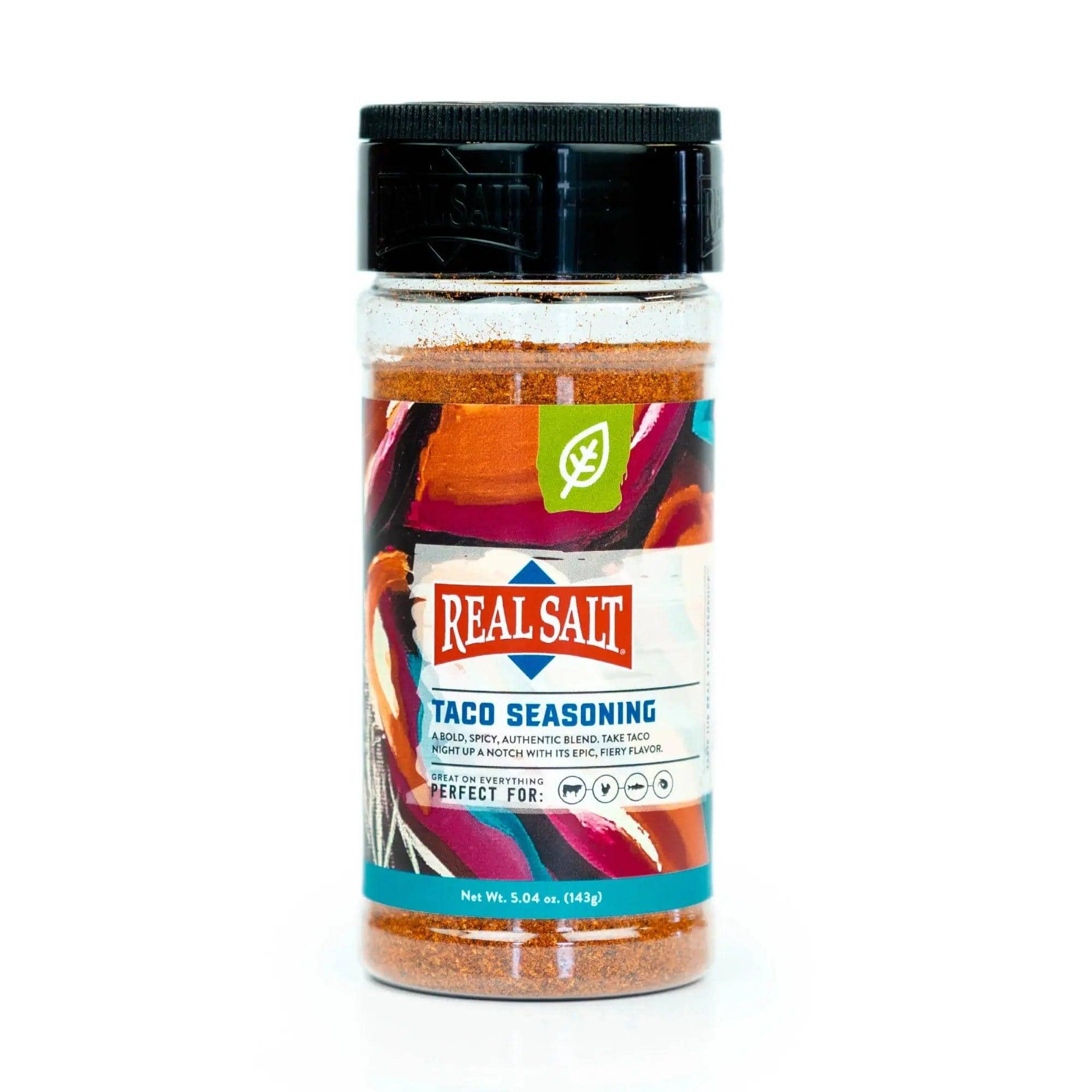 Real Salt Seasonings Taco Shaker 125g 03400025 Vital20