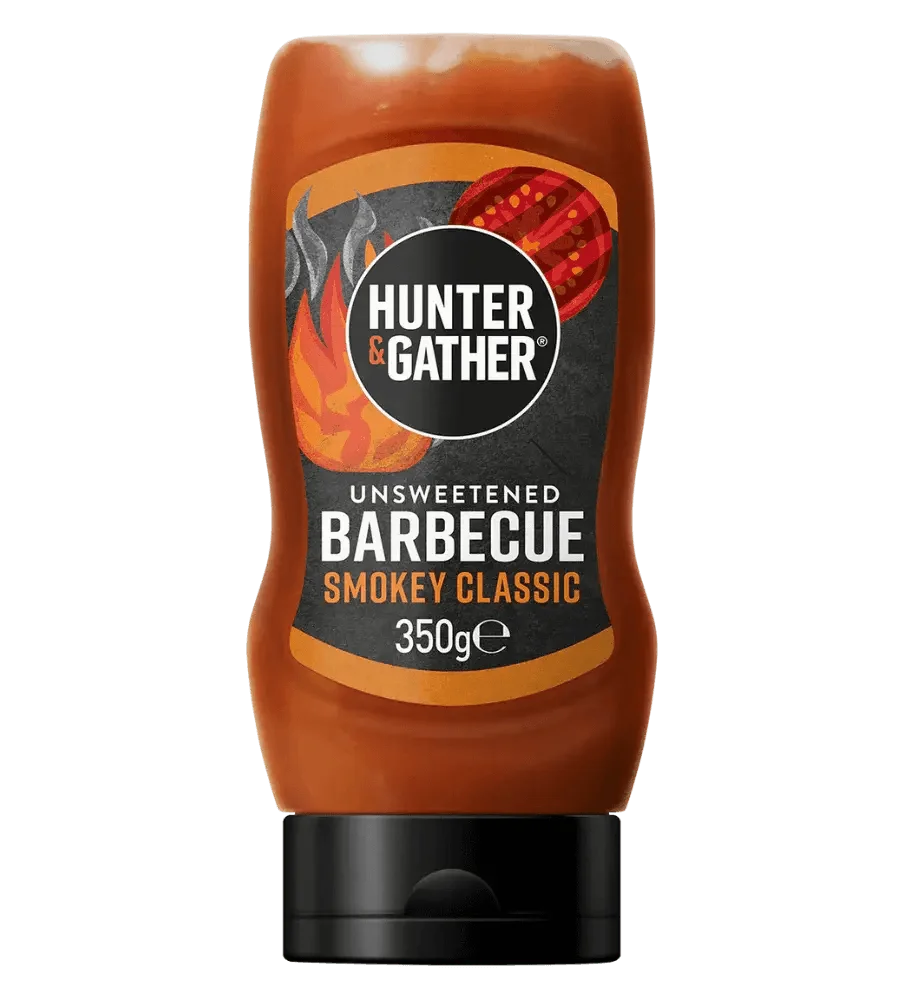 Unsweetened Barbecue Sauce Smokey Classic Hunter & Gather 350g hunter & gather  00900039